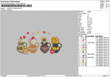 Chocolate 2611 Embroidery File 6 sizes