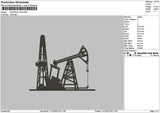 Contruction Black Embroidery File 6 sizes