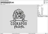 Cookapootext V2 Embroidery File 6 sizes