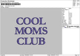 Momstext 1503 Embroidery File 6 sizes