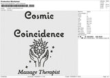 COSMIC COINCIDENCE Embroidery File 6 size