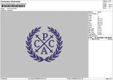 Cpcatext Embroidery File 6 sizes