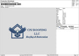 Cpjtext V2 Embroidery File 6 sizes