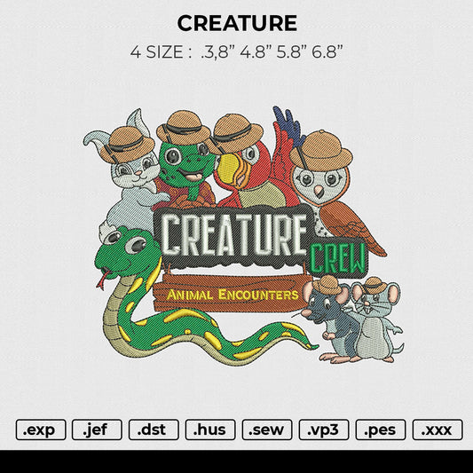 CREATURE Embroidery