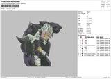 Crona Embroidery File 6 sizes