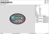 Cudjoestext Embroidery File 6 sizes