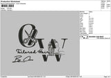 Hairtext Cw Embroidery File 6 sizes