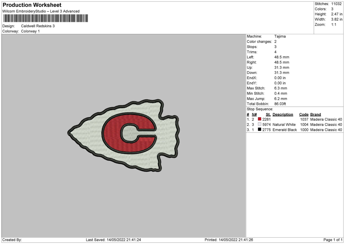 Caldwell Redskins