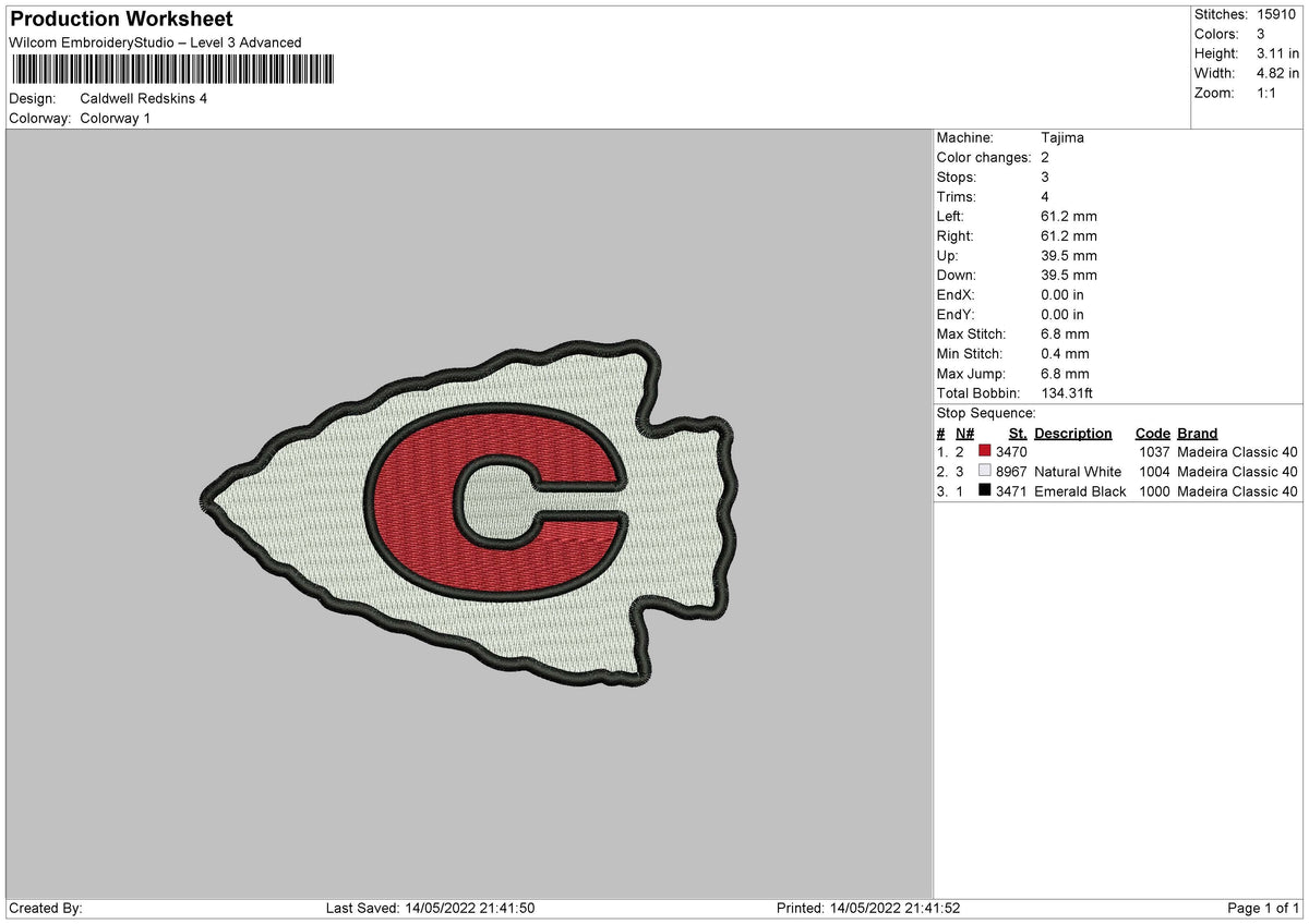 Caldwell Redskins