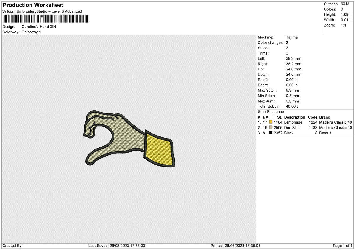 Caroline's Hand Embroidery File 6 size