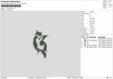 Cat Patch Embroidery design File 6 sizes