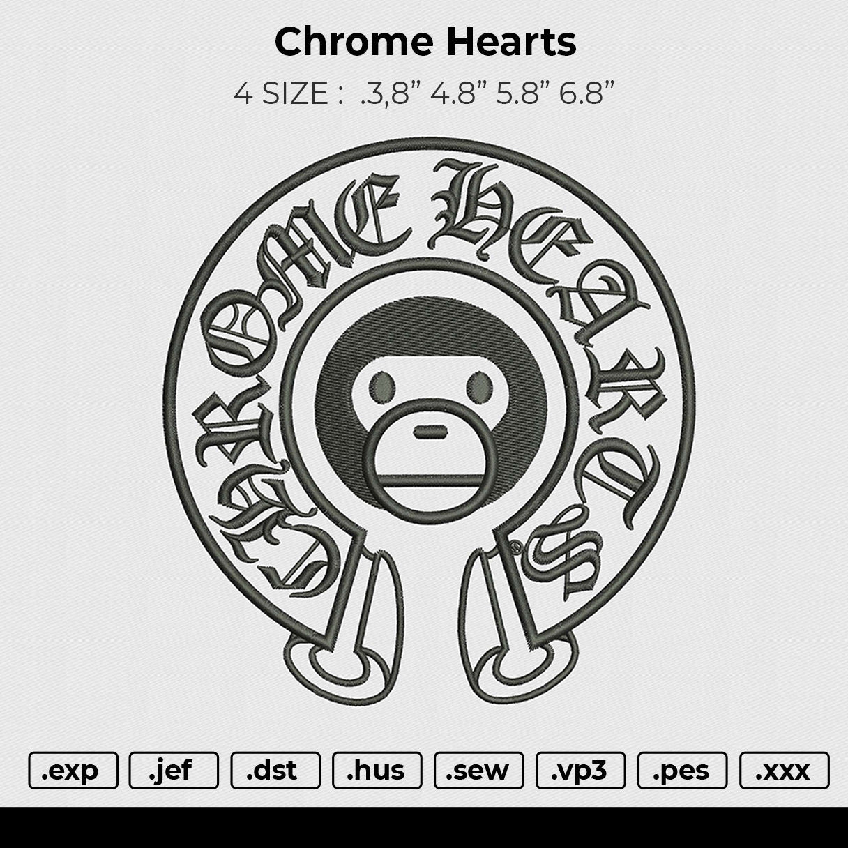 Chrome Hearts Embroidery