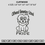 Clifwood Embroidery File 6 sizes