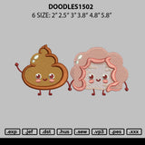 Doodles1502 Embroidery File 6 sizes