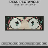 Deku Rectangle Embroidery