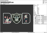 Dad Photoflat 1810 Embroidery File 6 sizes