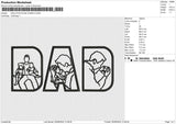DAD_PHOTOLINE 070624-A Embroidery File 6 size