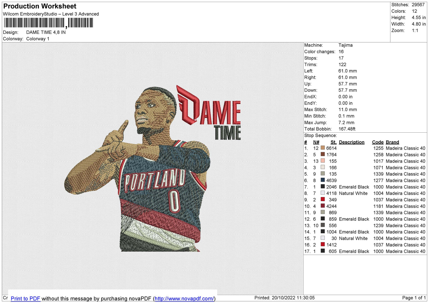 Dame time
