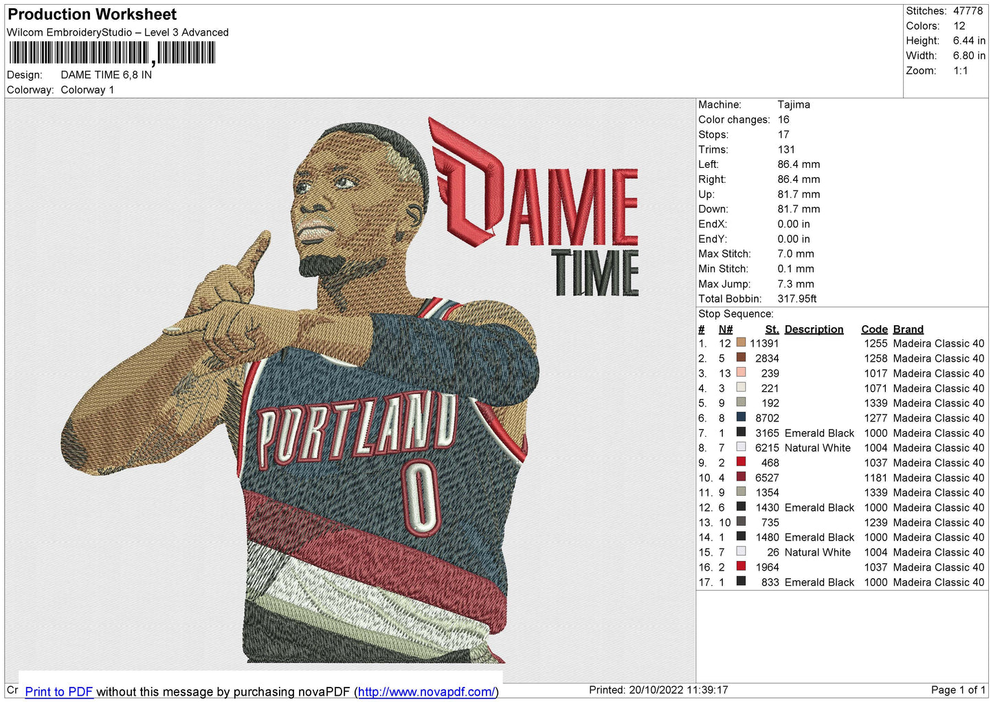 Dame time
