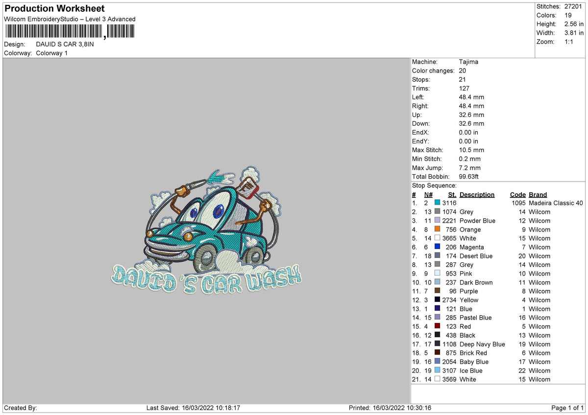 Dauid's Car