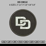 Dd Circle Embroidery File 6 sizes