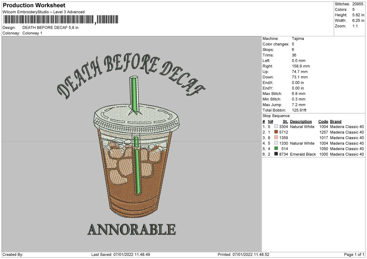 Death Before Decafe