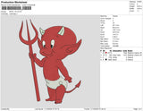 devil v2 Embroidery