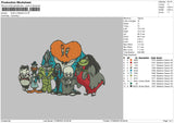 Dhalloween 23 Embroidery File 6 sizes