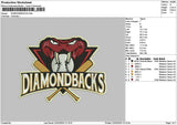 Diamondtext Embroidery File 6 sizes