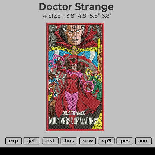 Doctor Stranges Embroidery