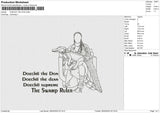 DOECHII THE DON Embroidery File 6 size