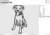 Dog Line v2 Embroidery