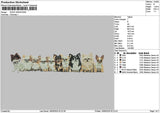Dogs 1505 Embroidery File 6 sizes
