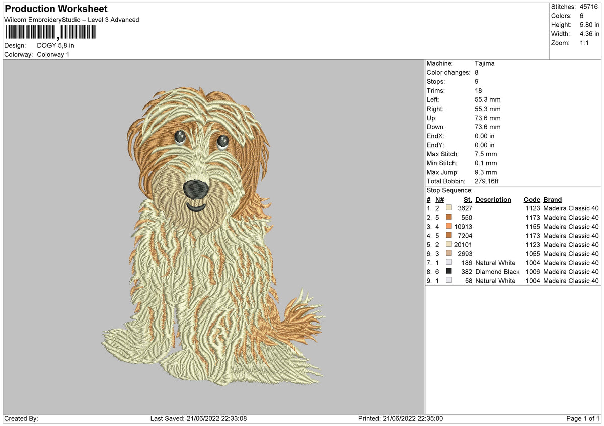 Dogy Embroidery