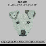 Dog 0601 Embroidery File 6 sizes