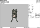 Dog 1902c Embroidery File 6 sizes