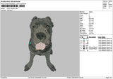 Dog 1902c Embroidery File 6 sizes