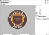 Double Tap Embroidery File 6 sizes