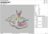 Dragonair Embroidery File 6 sizes