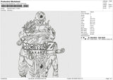 DRAGON BALL Z1 Embroidery File 6 size