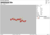 Dynamic Star Embroidery File 6 sizes