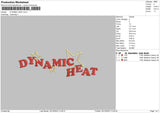 Dynamic Star Embroidery File 6 sizes