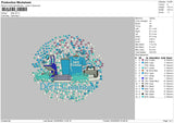 De Circle Embroidery File 6 sizes