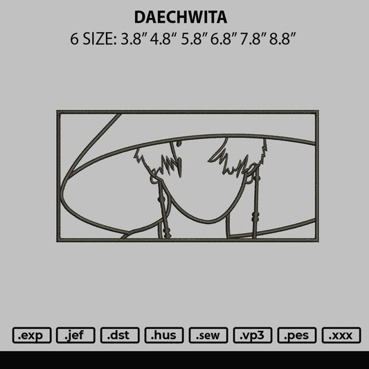 Daechwita Embroidery File 6 sizes