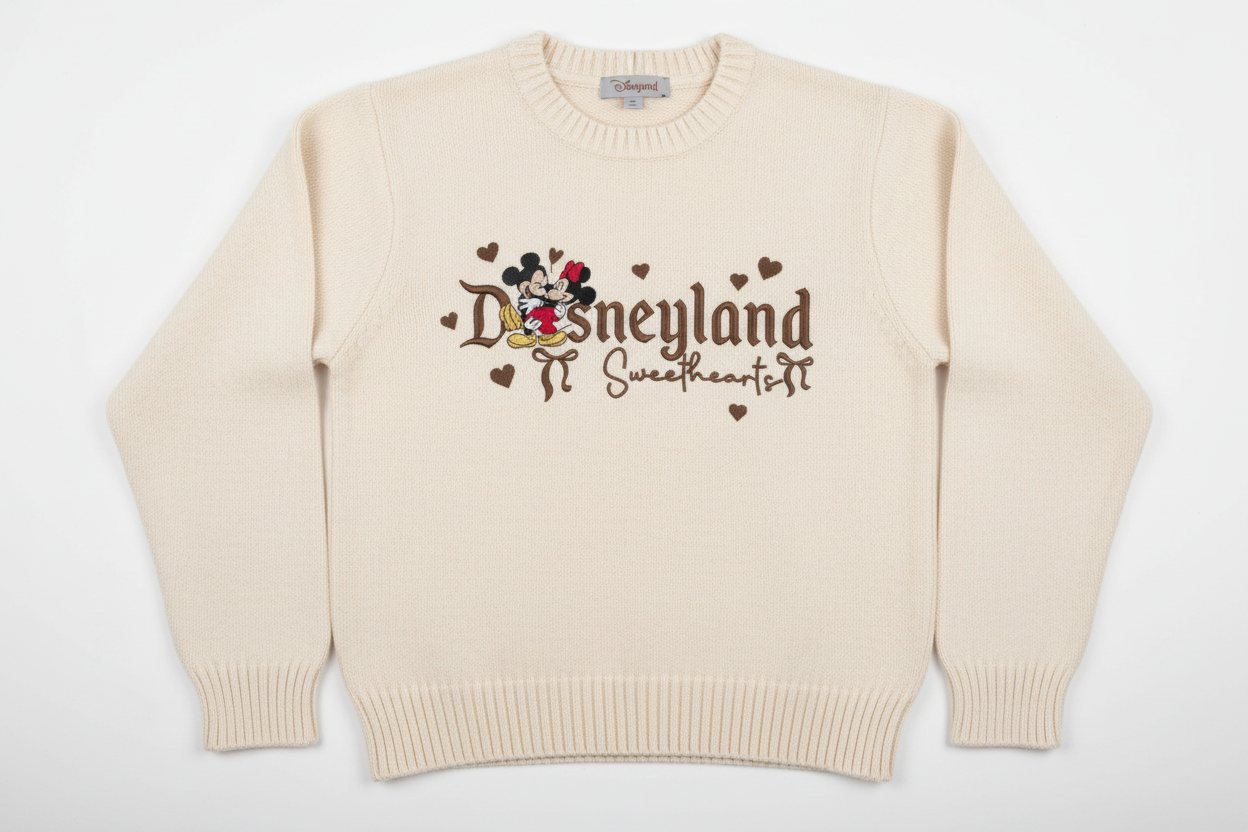 Disneyland Mickey - Minnie Embroidery File 6 size