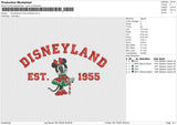 Disneyland minnie chritmas Embroidery