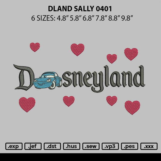 Dland Sally 0401 Embroidery File 6 sizes