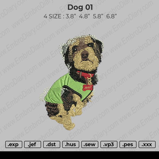 Dog 01 Embroidery