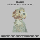 Dog 1011 Embroidery File 6 sizes