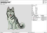 Dog 1212 Embroidery File 6 sizes